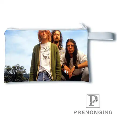 Изготовленный На Заказ кошелек с рисунком Kurt Cobain кошелек на молнии нулевой кошелек телефон Сумки для ключей модный небольшой женский кошелёк#19-01-22-2-69
