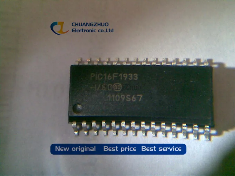 10 шт./лот PIC16F1933-I/SO PIC16F1933T-I-SO SOP28 IC MCU 8BIT 7KB флэш-28soic