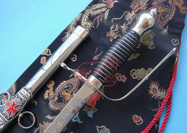 

S3104 RED CROSS CRUSADER ST. JOHN COMMAND CEREMONIAL FENCING SABER SWORD 37.6"
