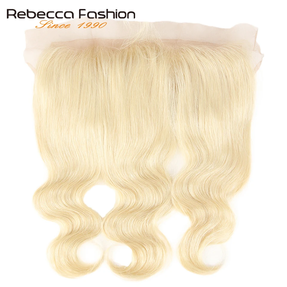 Ребекка бразильские волнистые волосы 613 светлые человеческих волос Кружева Фронтальная 13x4 уха до фронтальной человеческих волос парики из натуральных волос на кружевной фронтальной