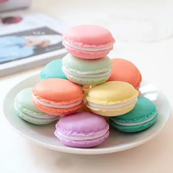 

6 Pcs/lot Macaron Headphone Storage Box Candy USB Data Cable Organizer Bags For Jewelry Earring Living Essential hot