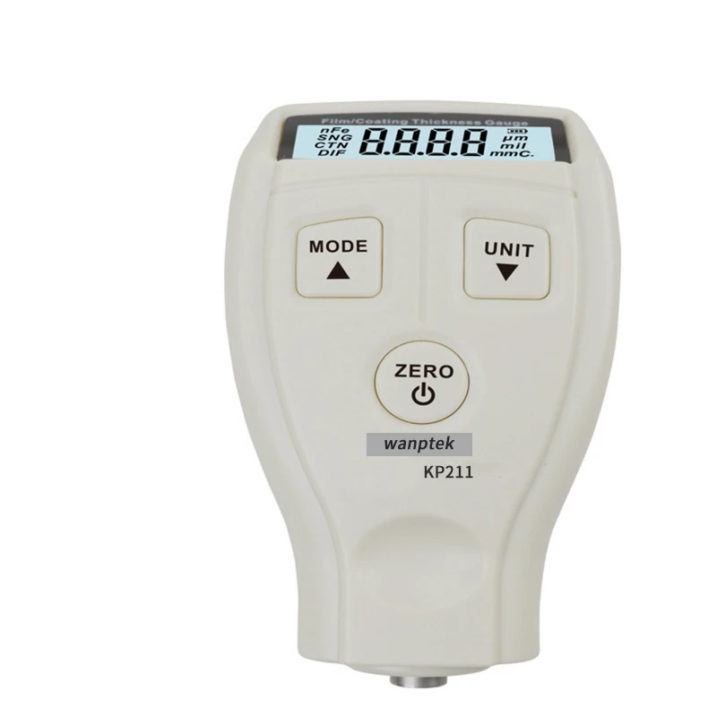 

0-1500um High precision Coating thickness gauge magnetic and non-magnetic Car Automotive Compound thickness gauge
