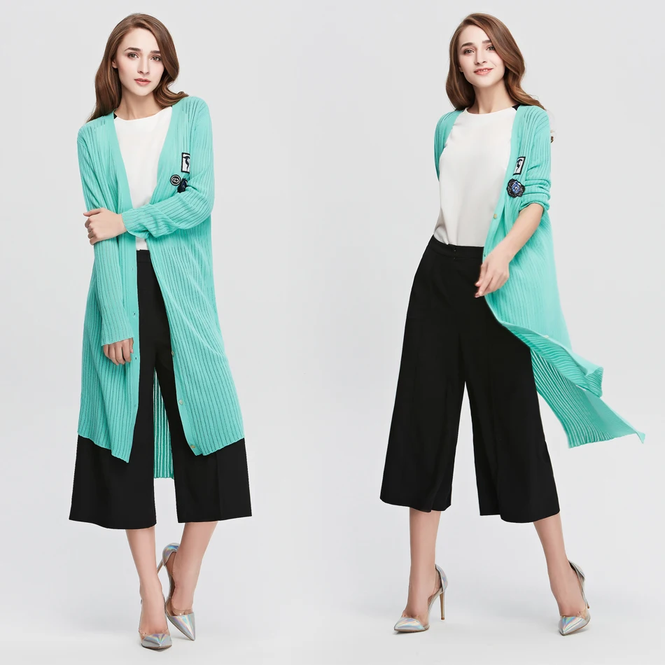 Summer Style Cardigan Women Casual Sweet Crochet Knitted Blouse Long sleeve Tops Medium Style Coat Fashion Cardigans