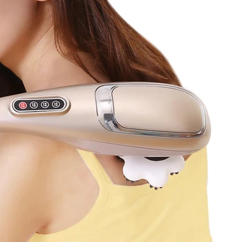 

Rechargeable Cordless Electric Massager Handheld Body Back Neck Foot Vibrating Therapy Machine