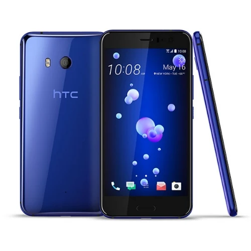 Разблокированный htc U11 Восьмиядерный 5,5 дюймов LTE 4 ГБ ОЗУ 64 Гб ПЗУ 1080P 16,0 Мп камера Snapdragon 835 IP67 мобильный телефон с двумя sim-картами - Цвет: Синий