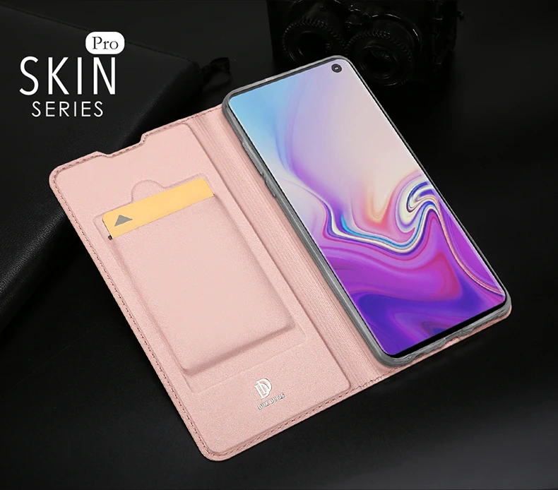 Samsung S10 чехол DUX DUCIS кожа флип чехол для samsung Galaxy S10 чехол плюс бумажник телефон Обложка чехол на самсунг галакси S10 плюс S10Plus S10 E