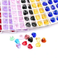 Лучшее качество 14 мм 28 шт./упак. 6228 сердце кулон Австрия талисманы с украшением в виде кристаллов сердце бусы из драгоценных камней для ювелирных изделий серьги решений