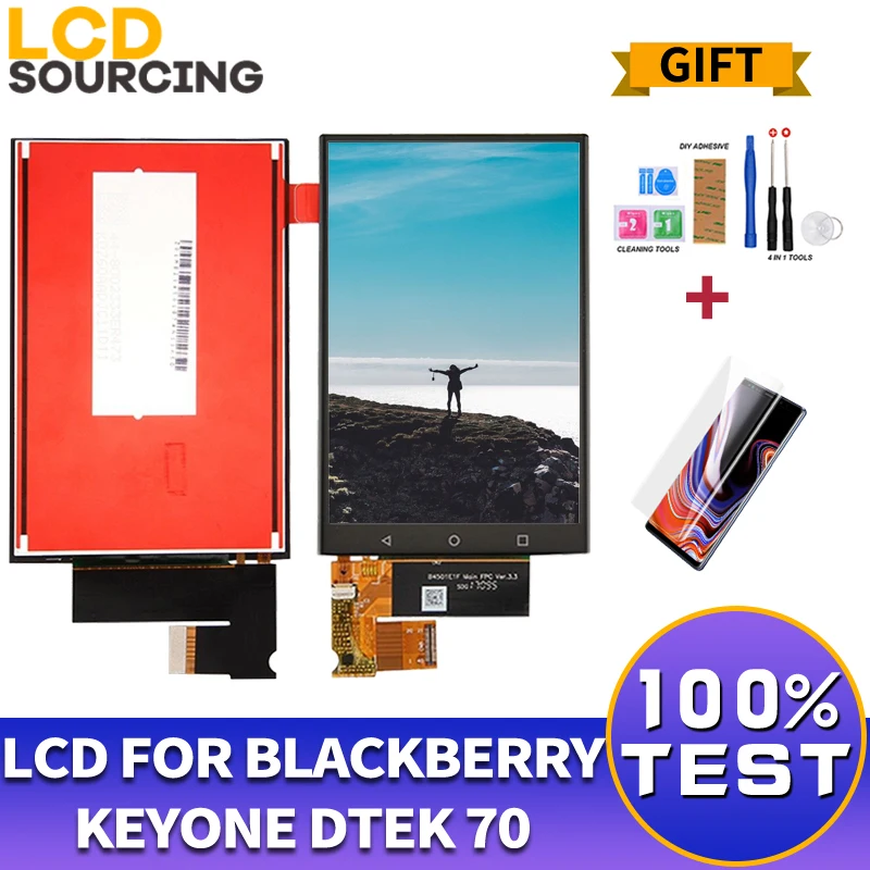 

4.5 INCH For Blackberry KEYone DTEK 70 LCD Display Touch Screen Digitizer Assembly For BlackBerry DTEK 70 Display Replacement
