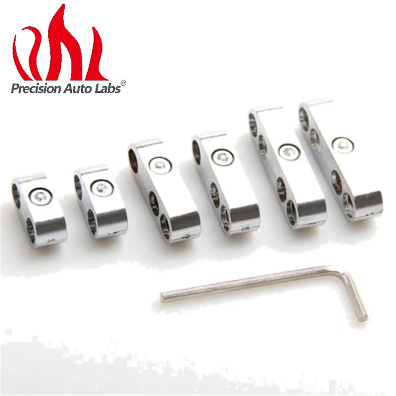 

7*2 set Universal Chrome Spark Plug Loom Dividers Wire Separators 7, 8, 8.8, 9mm for Chevy for Ford & Mopar