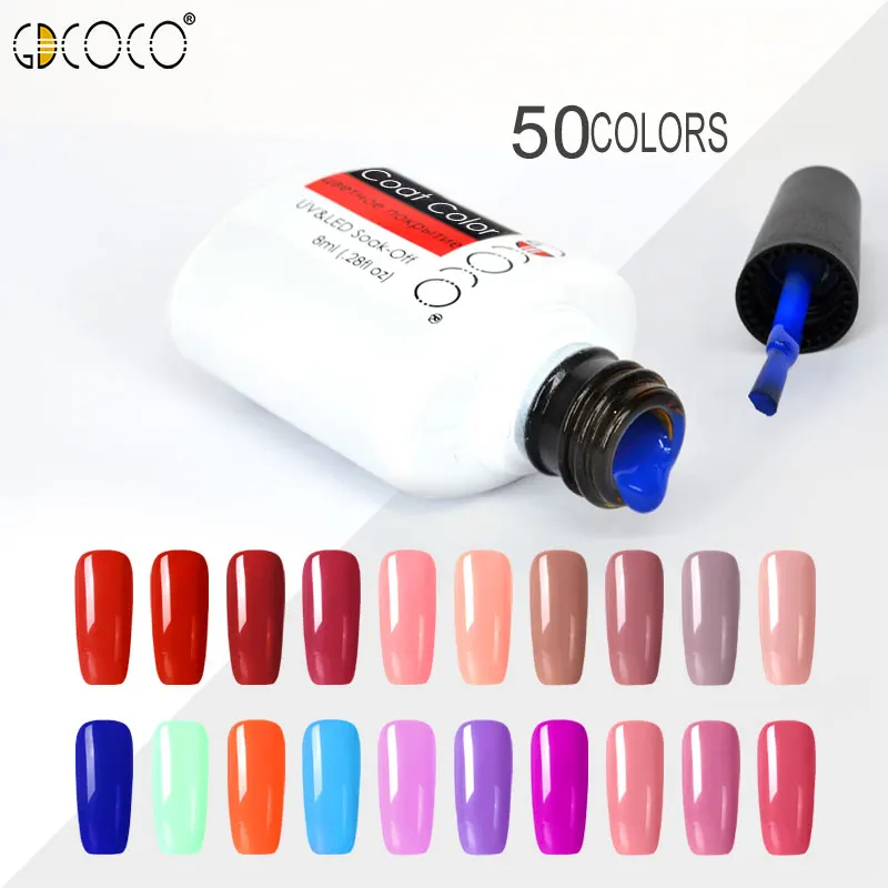 GDCOCO 50 colors/set wholesale nail gel supply soak off ...