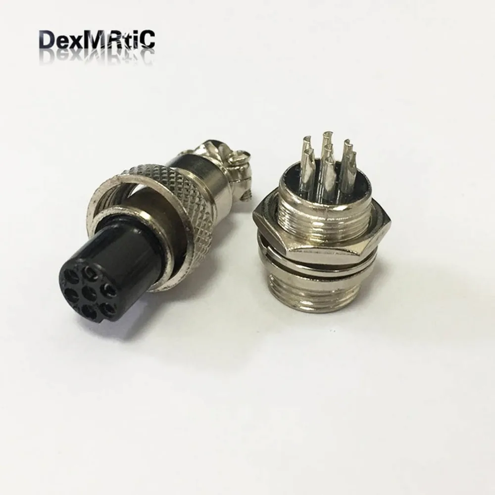 GX12-4 4 pin plug and socket 12 mm vis type Panneau Connecteur aviation