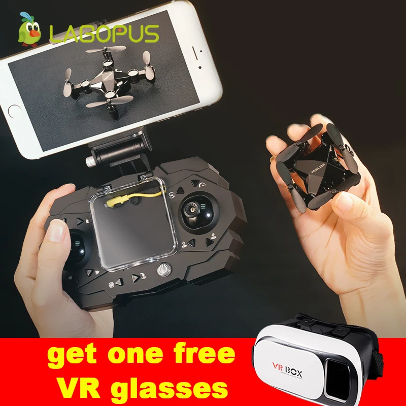 

lagopus 901H Mini drone & VR glasses RC Quadcopter WIFI 640P with camera HD 3D Foldable dron High Fixed VS E58 XS809HW H37