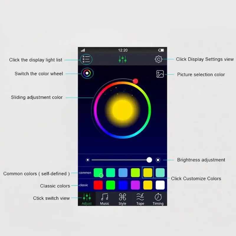 DC 5-24 V rgb-светодиод с Bluetooth регулятор линейного светильника Беспроводное управление для Мобильные телефоны Android IOS Телефон изменение цвета музыки