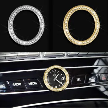 

Silver/Gold Watch Ring Trim Car Accessories For Mercedes-Benz E Class W213 2017 Car Styling