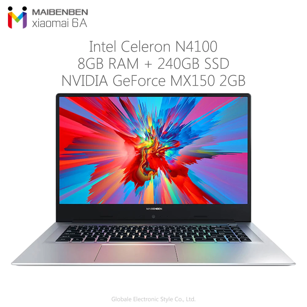 Оригинальный ноутбук Maibenben Xiaomai 6A с диагональю экрана 15 6 дюйма ОС Windows 10 домашняя
