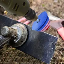 Газон точилка для косилки для мощность ручная дрель 6 шт. косилка получить чистый край sharp снова садовые инструменты@ 15