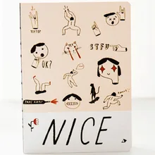 Распродажа блокнот А5 s Be Brave Travelers блокнот и дневники Libretas горизонтальная линия страницы пустая страница школьный дневник