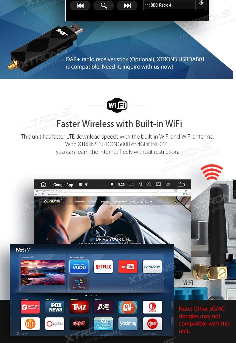 Clearance XTRONS 2 Din 7" HD Android 7.1 Radio GPS HDMI Car DVD Player for Mercedes Benz W209 W203 C180 C200 C220 C230 C240 C250 C270 W463 12