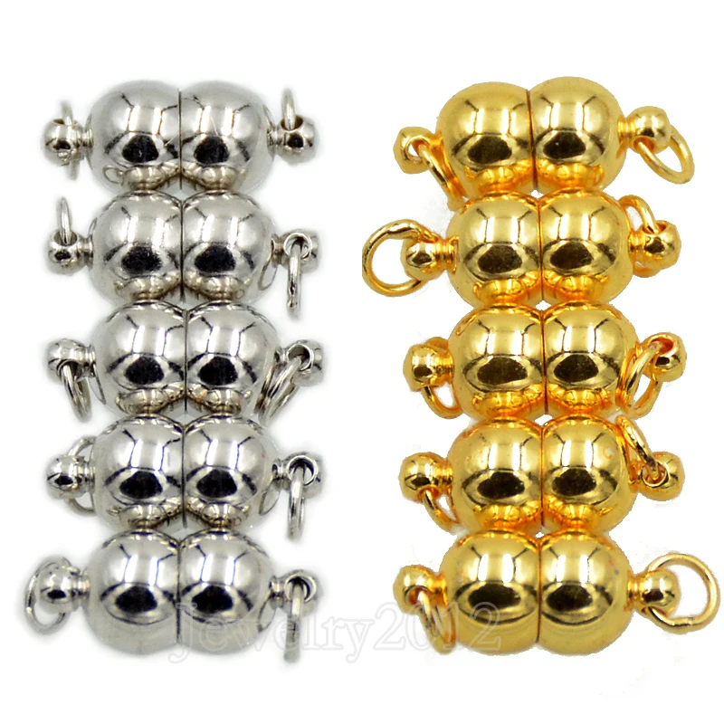 002-63 8x18mm Gourd Mixed Magnetic Clasps