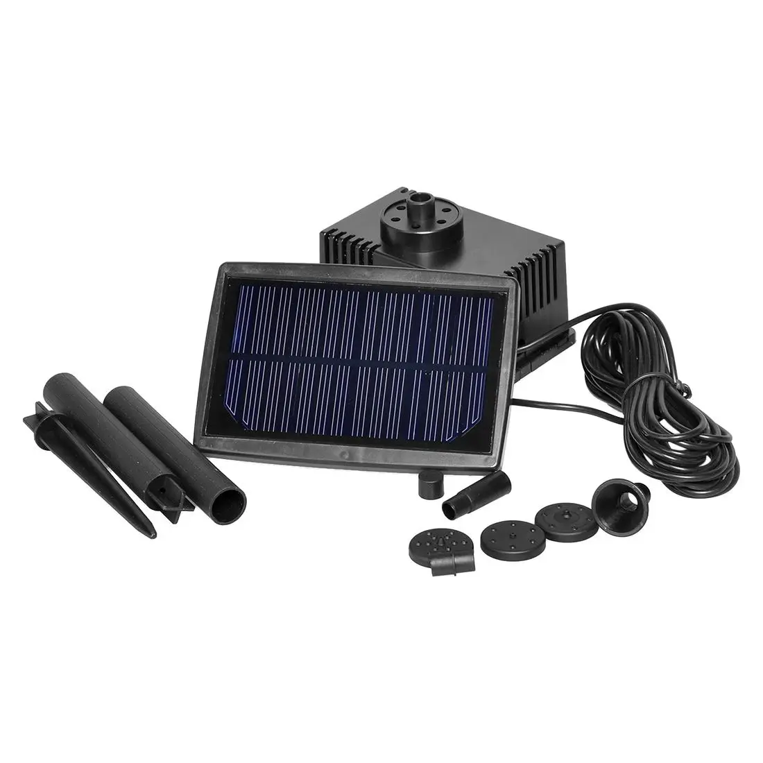 

Solar Fountain Water Features Pump Panel Garden Watering With Free Filter Set