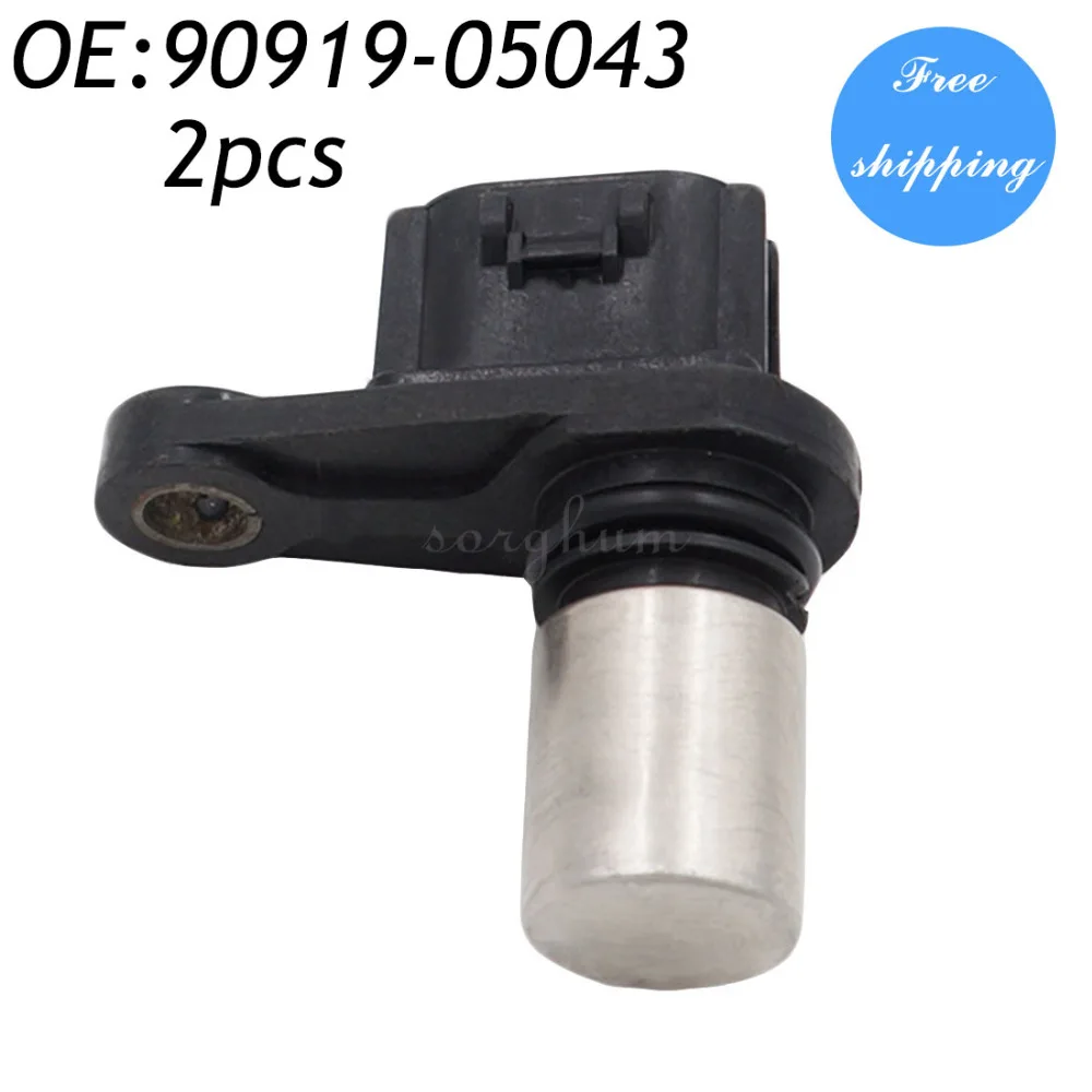 2PCS Crankshaft Position Sensor Fits Daihatsu Sirion Toyota Yaris