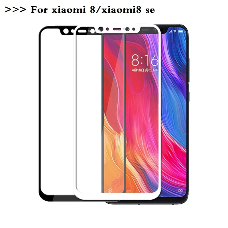 2.5D Xiaomi mi 8 стеклянная пленка 9 H Твердость Закаленное стекло для протектор экрана SE