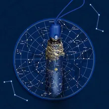 Автоматический Складной Зонтик для 3-х кратного анти-УФ зонтик Созвездие автоматический зонт женский солнцезащитный зонтик