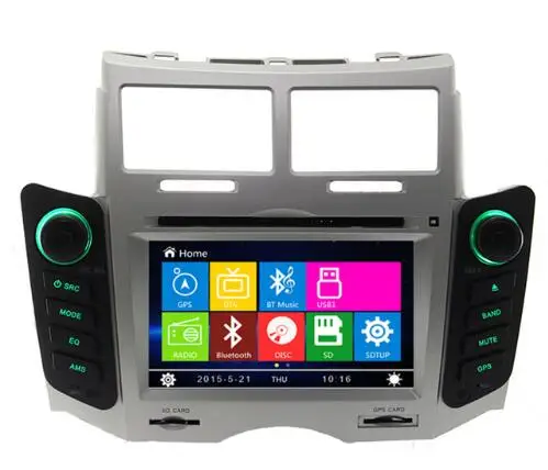 

Win8 Menu Car DVD GPS radio Navigation for Toyota Yaris Vitz Belta 2005-2011 with Bluetooth Ipod 1080P