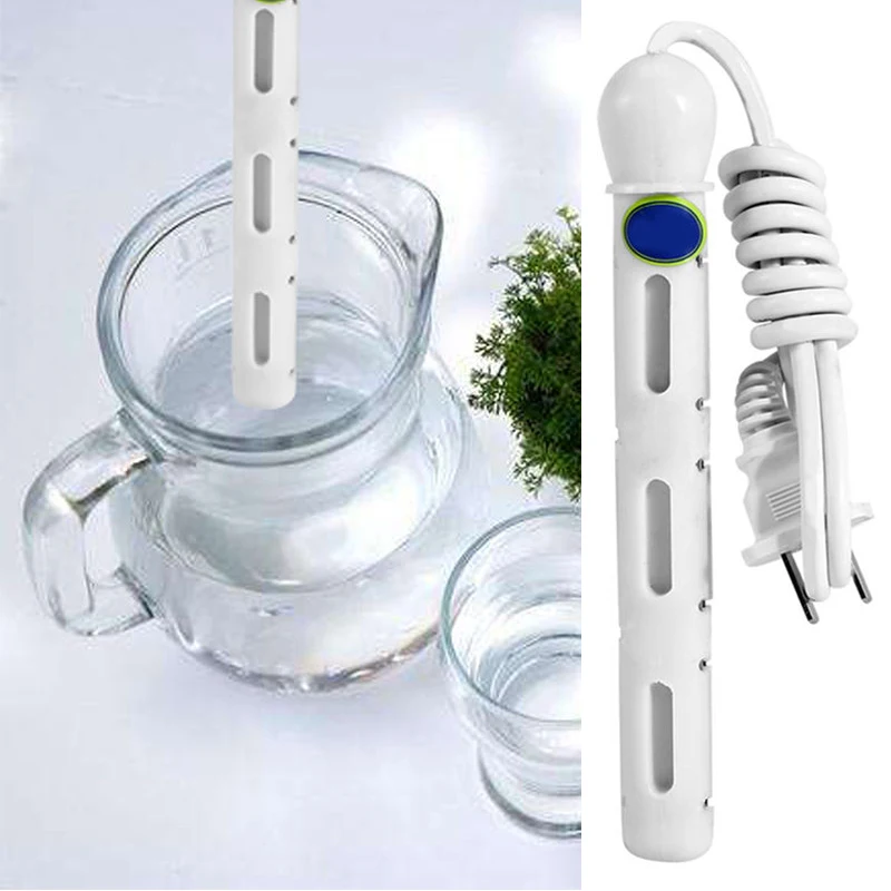 JX-LCLYL 500W White Travel Heater Element Mini-Boiler Hot Water Immersion Element