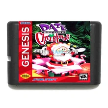 Daze перед рождественской игры Картридж новейшая 16 бит игровая карта для sega Mega Drive/Genesis системы
