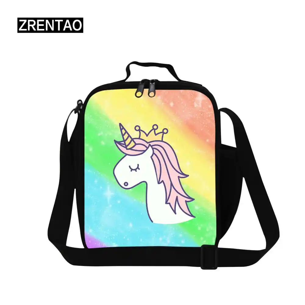 rainbow unicorn lunch box