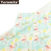Teramila хлопок ткань животных фрукты дизайнерская ткань домашняя текстильная отделка DIY простыня Детские шитье лоскутное ремесло Tecido
