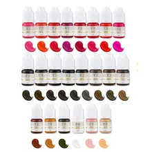 Полуперманентная Татуировка чистый растительный цвет А8 ручная Дрифт брови маленькая бутылка туман брови цвет молочный