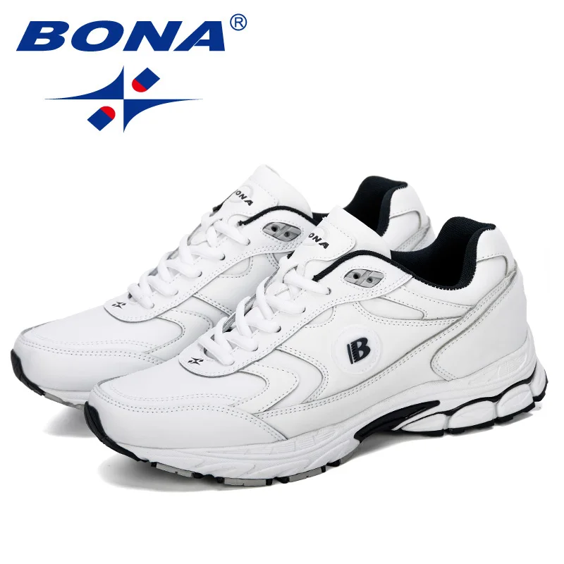 BONA, стиль, мужские кроссовки, дышащие, zapatillas hombre Deportiva, высокое качество, мужская обувь, трендовые кроссовки