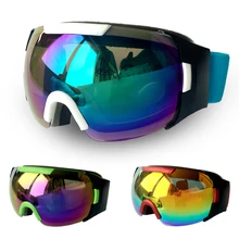 Large Spherical Double Lens Snow Goggles Glasses Unisex Snowboard Skiing Goggle SG47