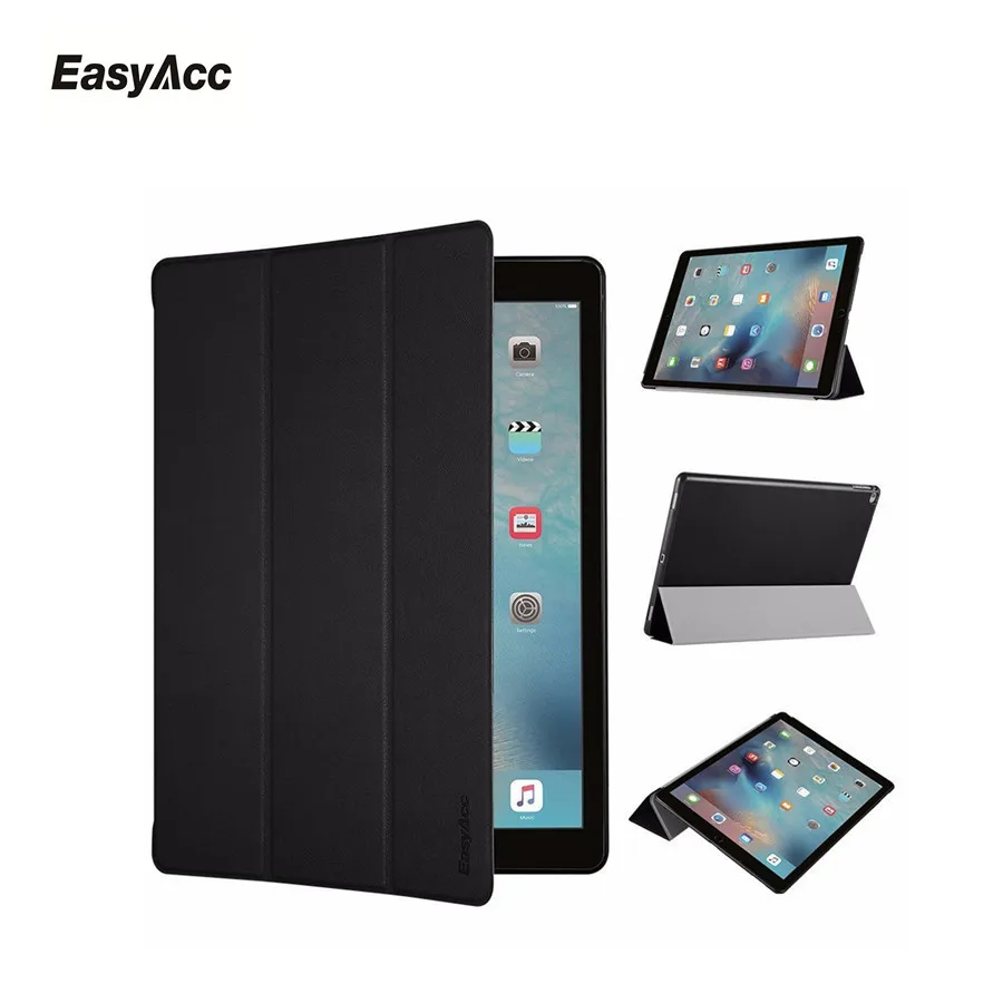 Easyacc For iPad Pro 12.9 Case Leather Flip Folio Case With Auto Sleep