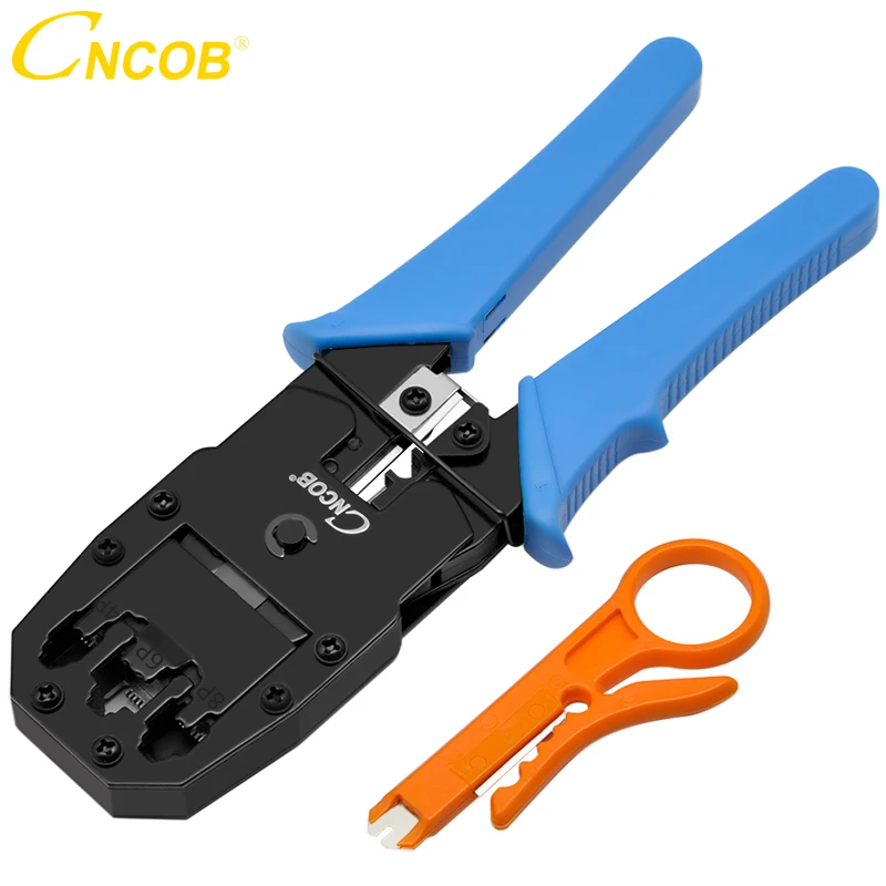 Acheter Pince à sertir CNCOB, 3 en outil de sertissage modulaire pour crts, bandes et sertissages 8P8C RJ 45, 6P6C RJ12, 6P4C RJ 11, 4P4C 4P2C