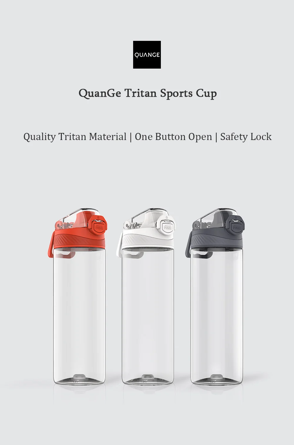 2019 Xiaomi Protein Shaker Tritan Crystal Water Bottle Bpa Free My Plastic Bottle . Bidon Sports Drink Bottles For Bike480620ML (2)