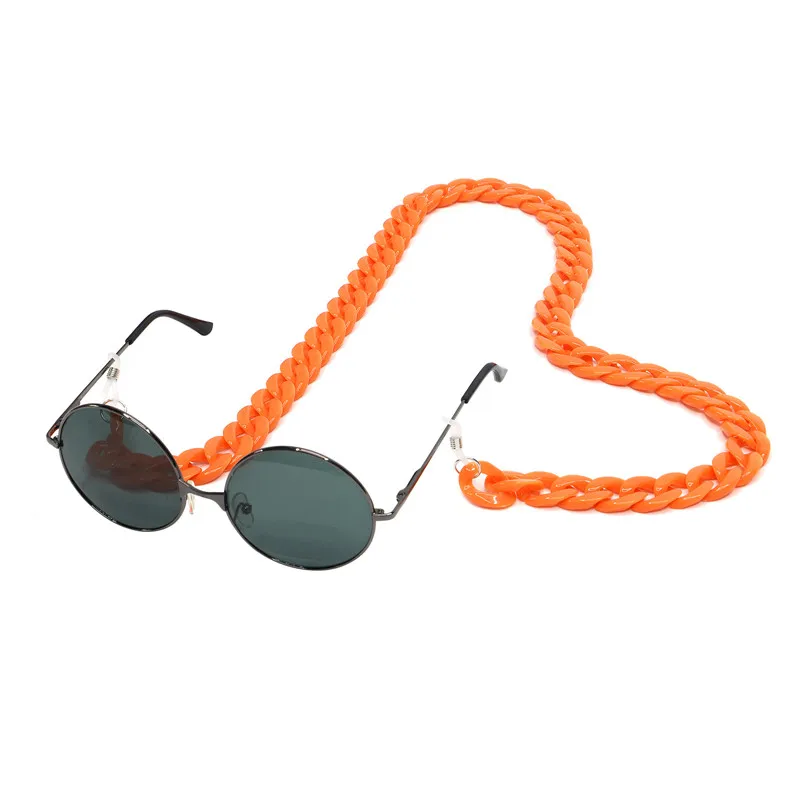Красочные Акриловые звенья цепи многоцветные очки цепи для шнур для очков для чтения солнцезащитные очки ремень держатель шейный ремешок аксессуары