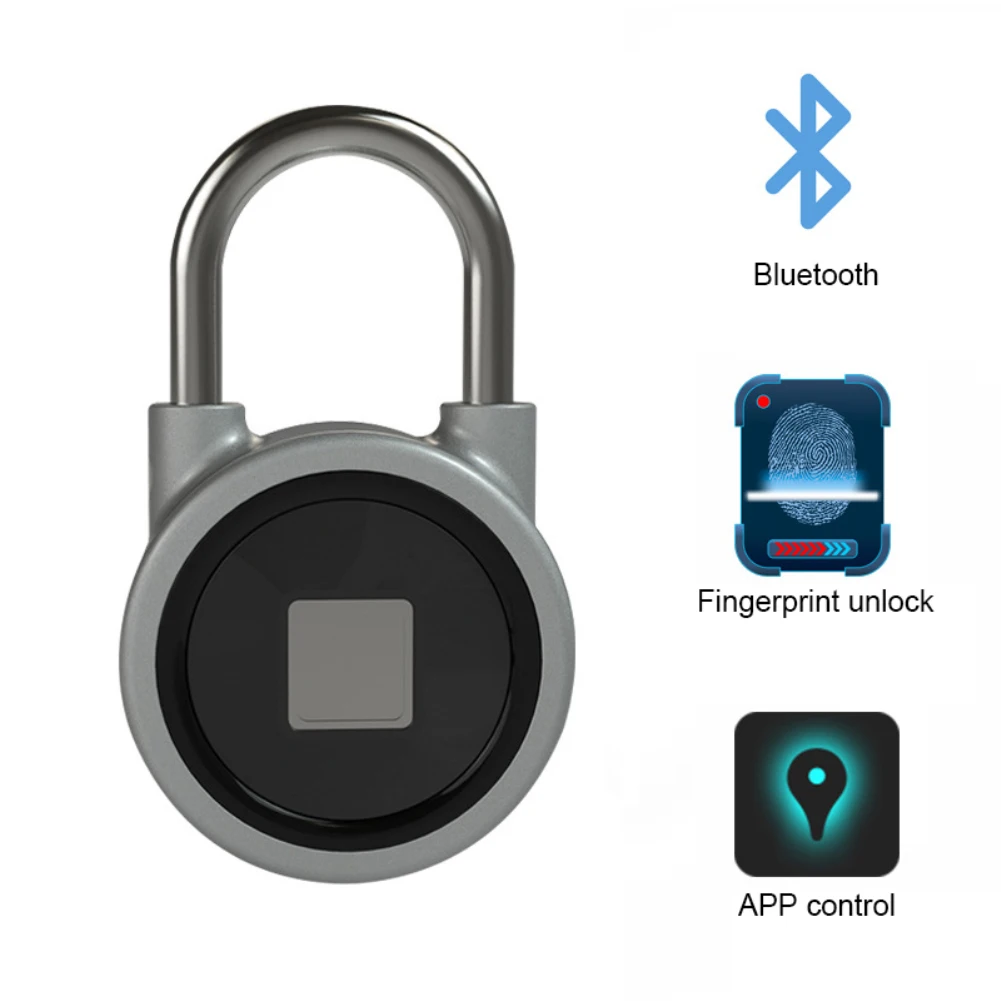 

Fingerprint Smart Home Keyless Lock Waterproof Outdoor Lock APP Button / Padlock Door Luggage Case Lock for Android iOS System