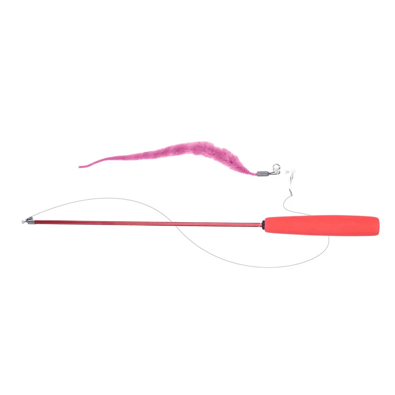 Cute Design Cat Stick Flexible Extendable Pet Cat Toy Wire Feather Teaser Plush Flying Training for Cat 1pcs Color Randomly Cute Design Cat Stick Flexible Extendable Pet Cat Toy Wire Feather Teaser Plush Flying Training for Cat 1pcs Color Randomly