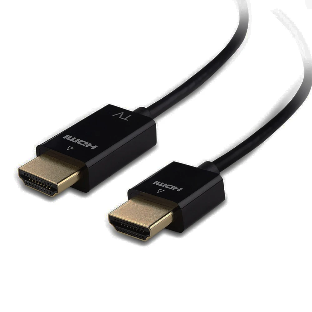 Cable de 2,0 compatible con HDMI activo, superfino, 3M, 10 pies, con