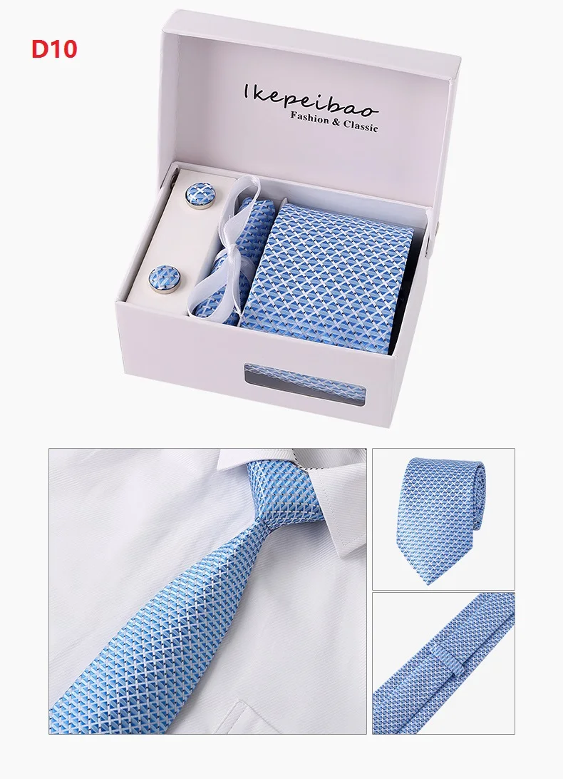 Плед Для мужчин комплект галстуков Длинные Размеры 145 см * 8 см Полосатый галстук Королевский синий Пейсли полиэстеровый жаккардовый тканый