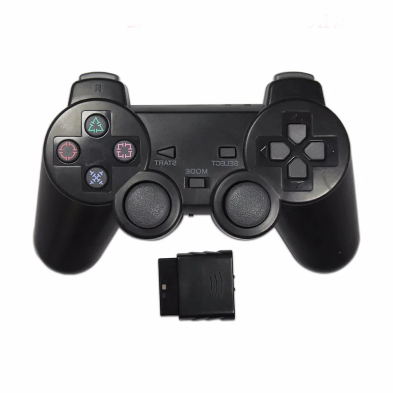 Transparent-Color-Controller-For-Sony-PS2-Wireless-Bluetooth-Controller-2-4G-Vibration-Controle-Gamepad-for-Playstation