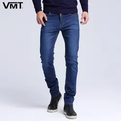 2017 Для мужчин S джинсы новая мода Для мужчин повседневные джинсы Узкие прямые высокая эластичность Средства ухода за кожей стоп Джинсы