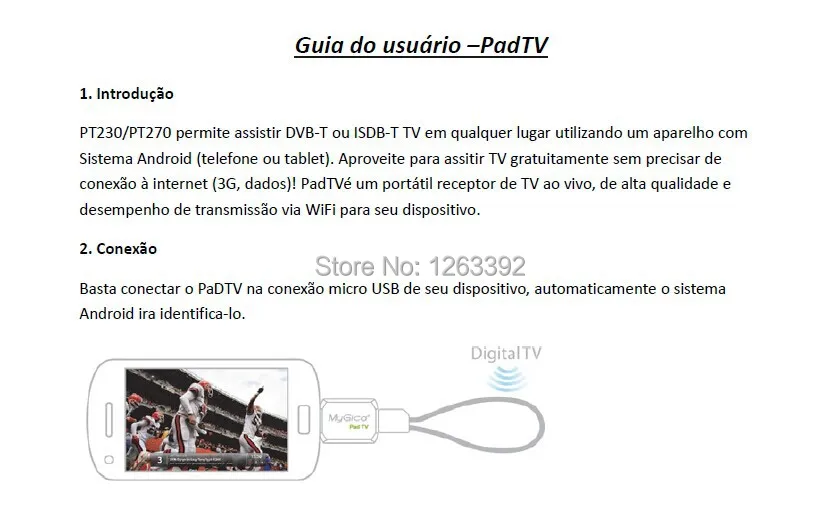 Isdb t приемник Geniatech MyGica Pad ТВ тюнер Смотреть ISDB-T или DVB-T на Android телефон/Pad PT230 usb тв тюнер