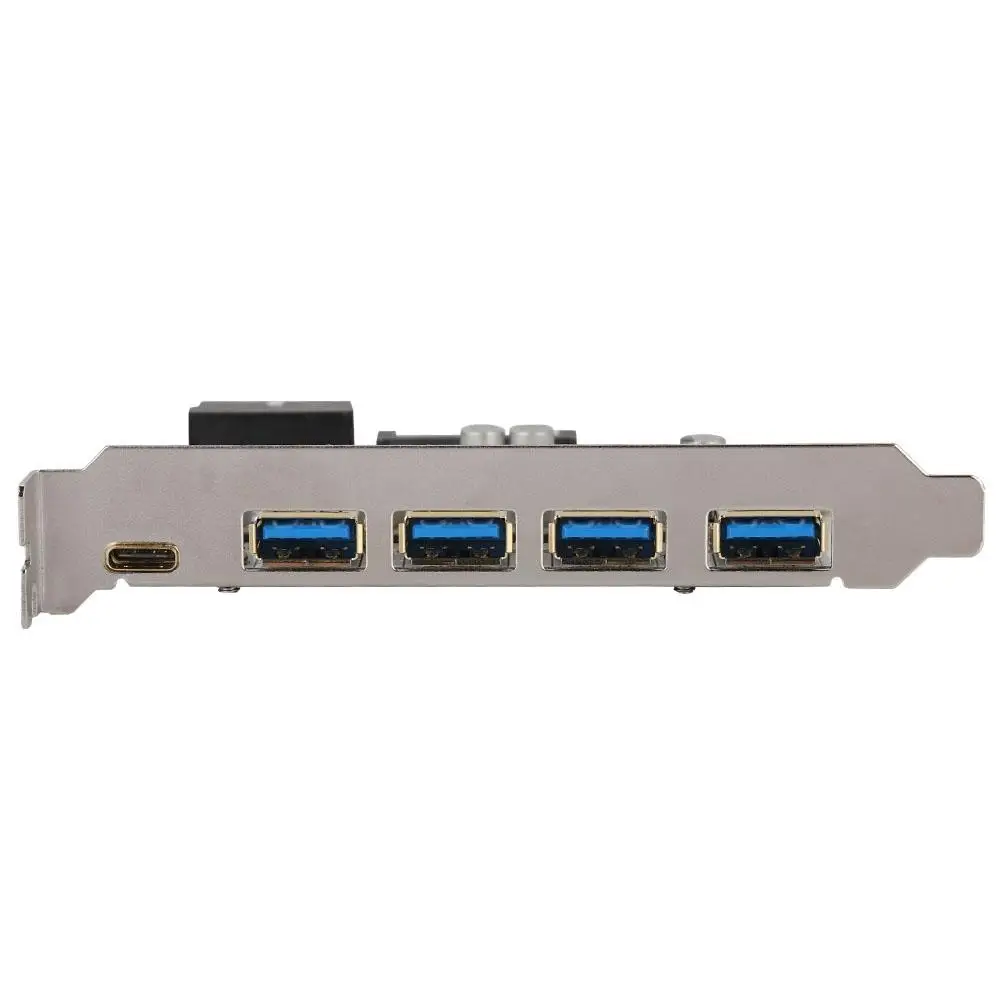 PCI-E на USB3.0 4-Порты и разъёмы TYPE-C адаптер карты расширения разъем Dual Интерфейс для Windows XP/Vista/Windows 7 Linux ОС Windows 8