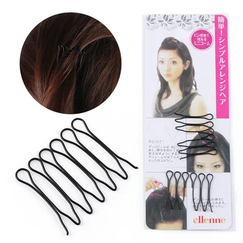 

Professional Hair Styling Tool Roll Curve Clip Princess Bangs Styling Clips Pin Invisible Bang Fringe Hair Comb Clips Hair Tool