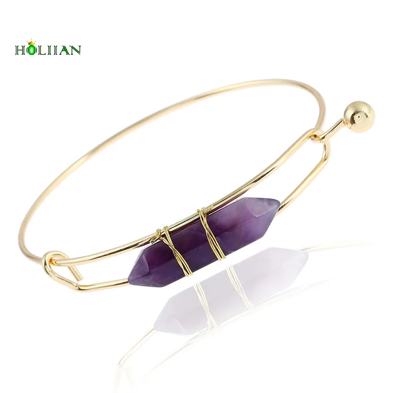 

Carter bracelet&bangles wrap crystal arm cuff Gold-color mujer perola pulseiras luxury jewelry Natural stone Geometric Shape