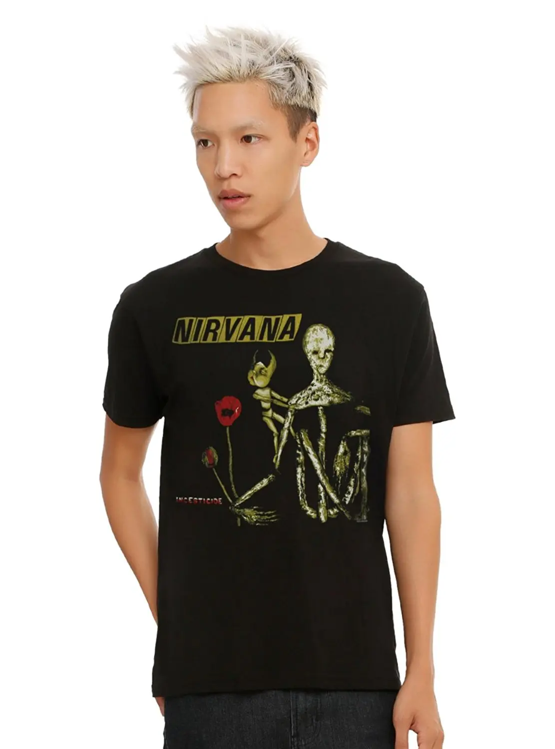 T shirt Nirvana Incesticide T Shirt|men 